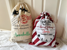 Load image into Gallery viewer, Santa Sacks (Personalised) - 4 Designs
