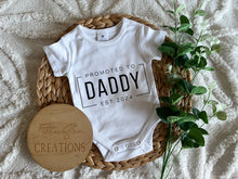 Load image into Gallery viewer, Promoted To Daddy Onesie