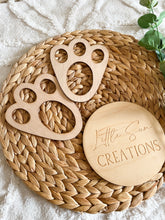 Load image into Gallery viewer, Easter Bunny Footprints Stencil