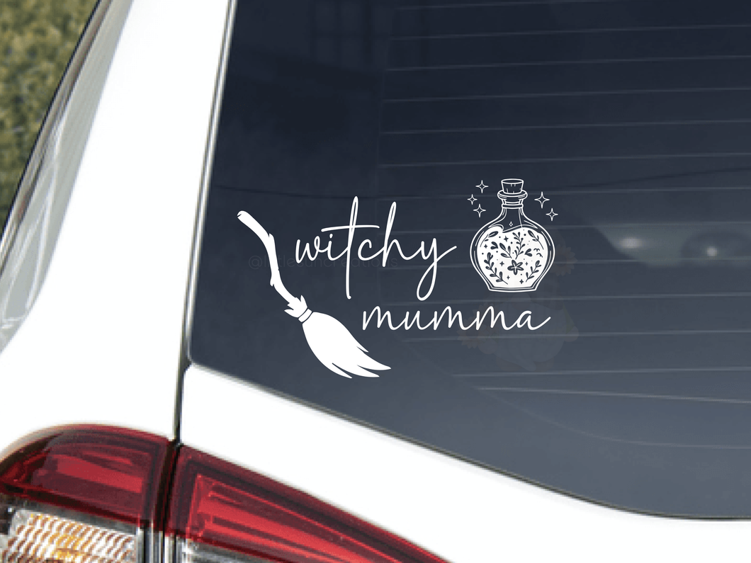 Witchy Mumma Car Decal