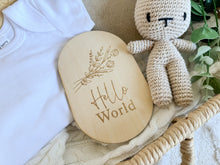 Load image into Gallery viewer, Hello World Wooden Plaque
