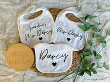 Load image into Gallery viewer, Baby Bibs (Personalised)
