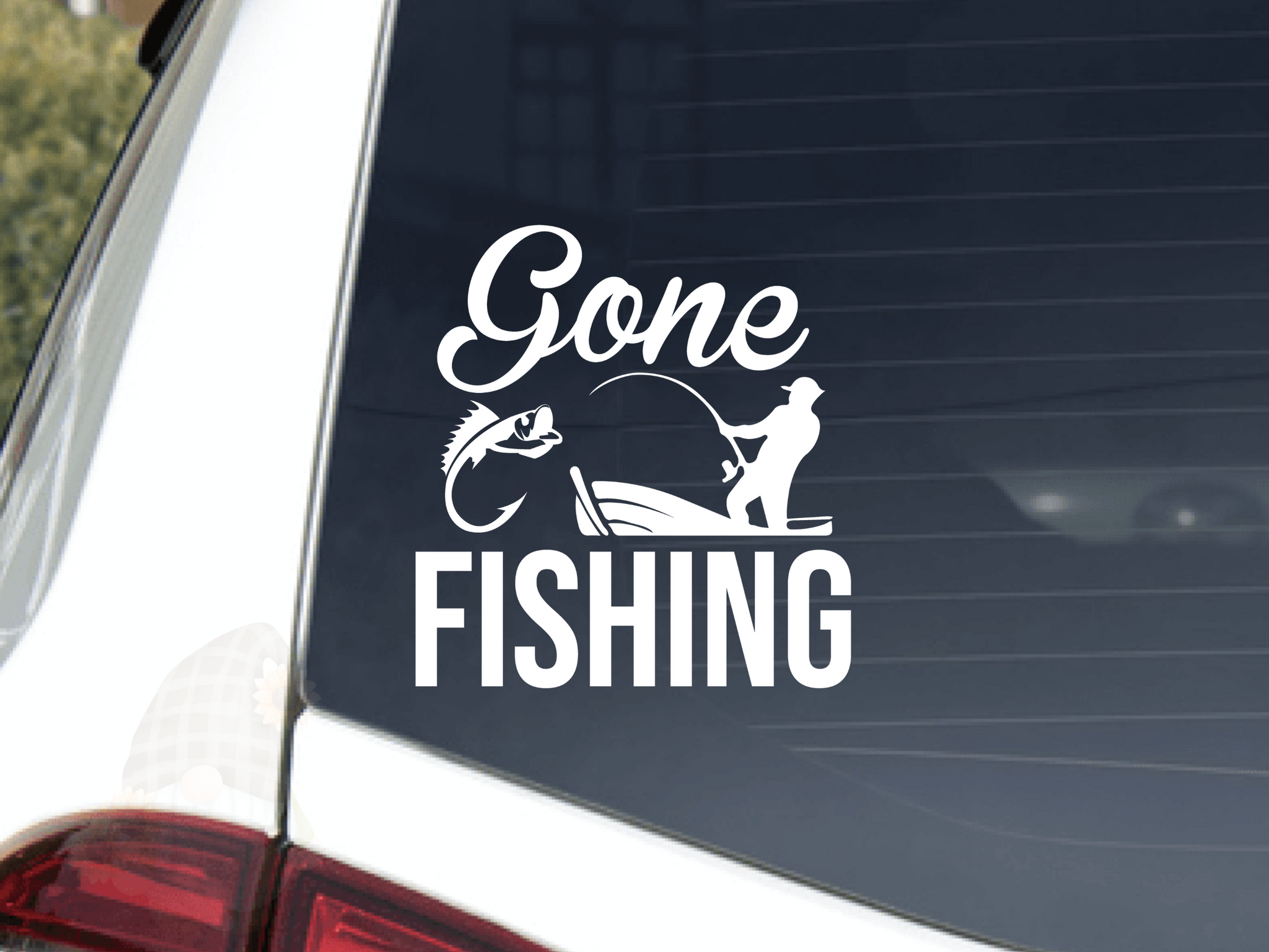 Gone Fishing Decal Sticker - GONE-FISHING-DECAL