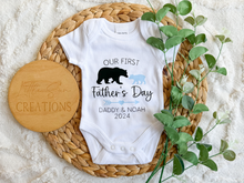 Load image into Gallery viewer, Our First Father&#39;s Day Onesie
