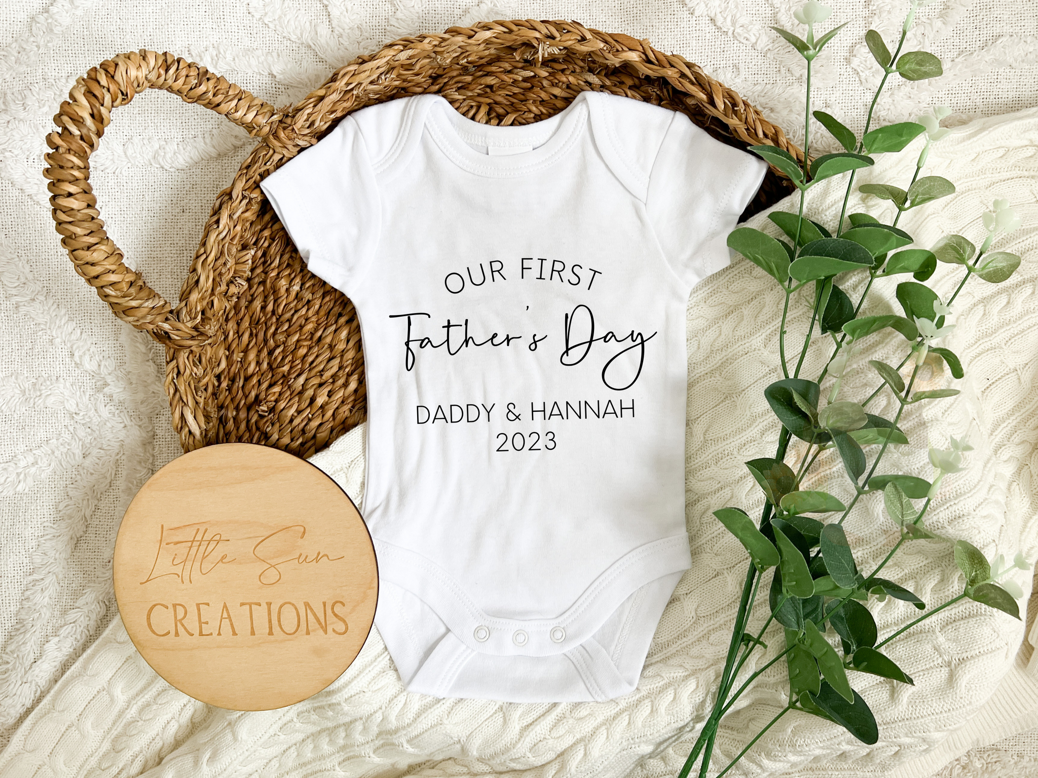 First fathers day deals onesie