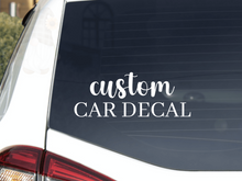 Load image into Gallery viewer, Create Your Own Car Decal - Fully Customisable Car Decal
