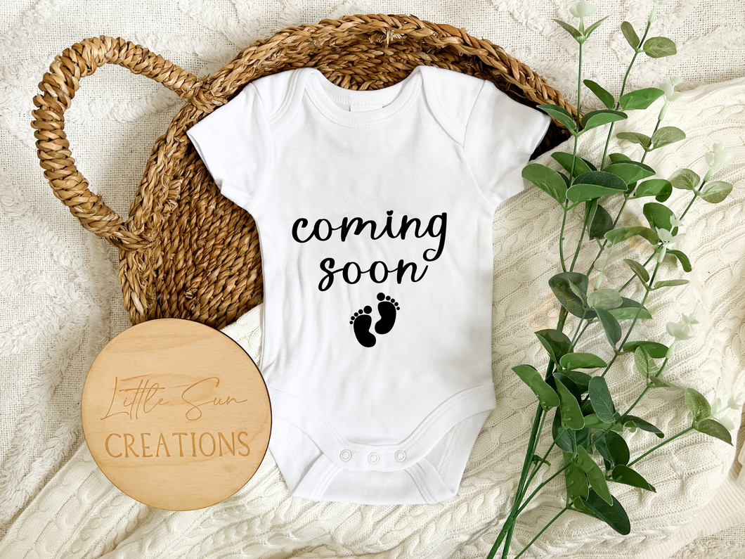 Coming Soon Baby Onesie