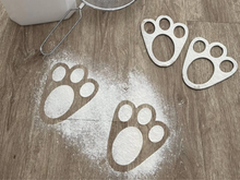 Load image into Gallery viewer, Easter Bunny Footprints Stencil
